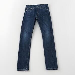 Levi's 510 Jeans Men's 31x34 Blue Dark Wash‎ Tapered Leg 31x31
